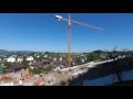 DJI Phantom 4 Test Flight next to Construction Site