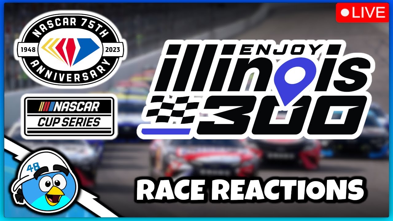 2023 NASCAR Cup Series Enjoy Illinois 300 LIVE Race Reaction! 🔴