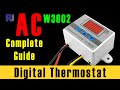 How to use XH-W3002 AC digital Thermostat - Robojax