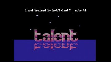 Talent intro - Alien Storm C64