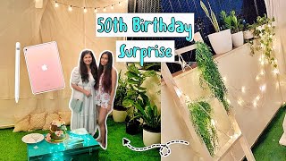 Throwing A Surprise 50th Birthday For My Mom \/ Mridul Sharma