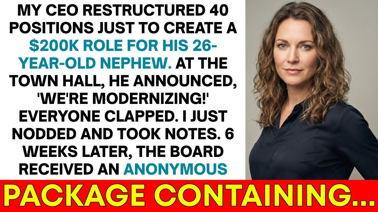 My CEO Restructured 40 Jobs To Create 1 Position For His Nephew. I Stayed Quiet For 6 Weeks.
