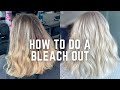 How to go platinum blonde - step by step tutorial - no breakage - bleach out