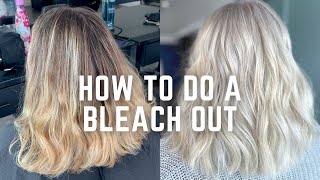 How to go platinum blonde - step by step tutorial - no breakage - bleach out screenshot 4