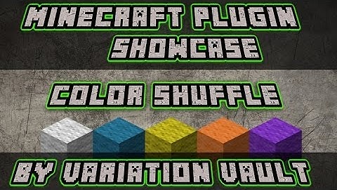 Minecraft Bukkit Plugin - Color Shuffle - Super fun minigame