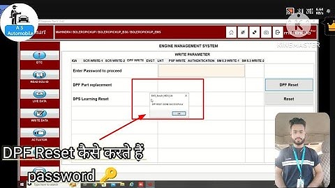 Mahindra DPf reset password डालकर कैसे करते है mahindra Bolero bs6 regeneration कैसे करे