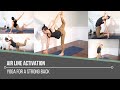 Air line activation yoga for a strong back