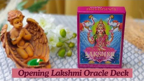 Opening Lakshmi Oracle Deck by Elisabeth Jensen
