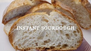 خبز العجين المخمر مع وصفة الخميرة الفورية