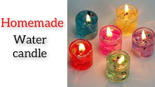 How make to water candle/Homemade water candle ✨