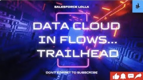 Data Cloud in Flows | Access Data Cloud from Flows  #trailhead #salesforce #datacloud #agentforce