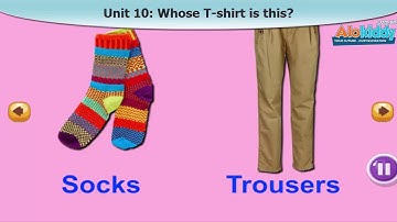 [Alokiddy] Từ vựng tiếng Anh lớp 3 | Unit 10: Whose T-shirt is this?