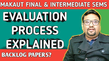 EVALUATION METHOD FOR FINAL & INTERMEDIATE SEMS| MAKAUT