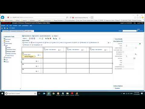 Data Forms in HFM