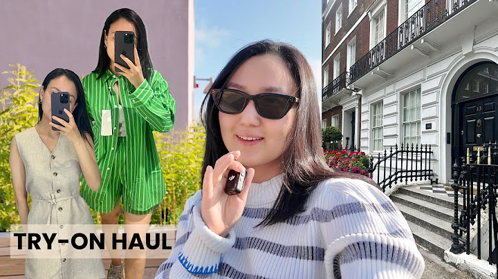 vlog: COS summer try-on, Office job, Trip to London