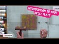 Introduction to your Gelli Plate by Leonie Pujol at Hochanda - The Home of Crafts, Hobbies and Arts