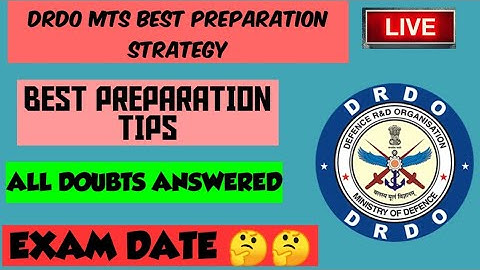 DRDO MTS EXAM 2020 PREPARATION STRATEGY & TIPS || DRDO MTS EXAM DATE 2020 || EXAM PATTERN & STRATEGY