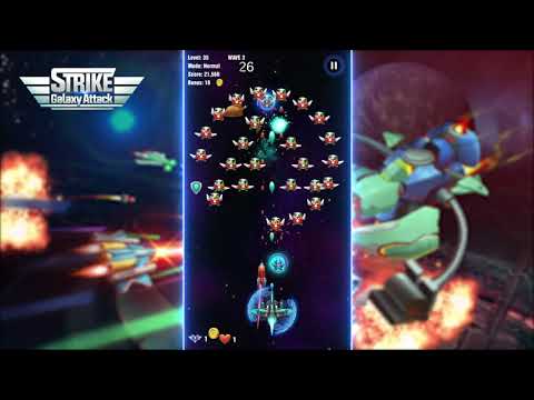 Strike Galaxy Attack - Fast Gameplay  - Tap to SHOOT - Play Now For Free 15s 1920x1080