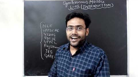 Synchronous Machine L-01 (Introduction)