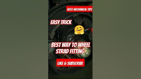 how to fix wheel strad🧑‍🔧 #machinist #automobile #mechanic #engineeringdiscipline