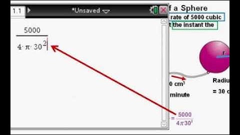 Calculus Related Rates Problem 3, Volume of a Sphere
