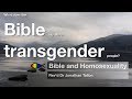 What does the Bible say about transgender people?