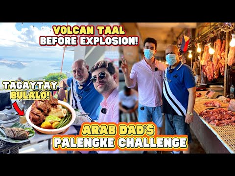 My ARAB Dad's First FILIPINO FOOD + WET MARKET Reaction! 😮🇵🇭