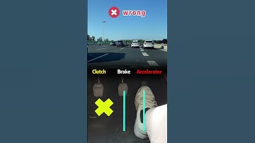 Do not hold down the button when applying the handbrake！#driving  #skills  #tips  #knowledge  #fpy