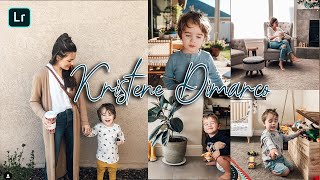 Kristene Dimarco lightroom mobile preset tutorial and free dng  | How to edit like Kristene Dimarco