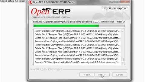 Install OpenERP 7