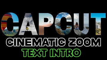 Cinematic Zoom Text Intro CapCut Tutorial for PC...#cinematicintro #capcuttutorial #capcut