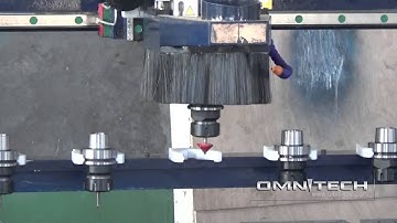 HSD HSK spindle linear type tool change show video