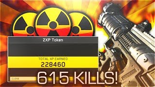 615 COMBINED KILLS! "TRIPLE DE-ATOMIZER STRIKE" Demolition "SPAWN TRAP" in COD IW! 220K XP in 1 GAME