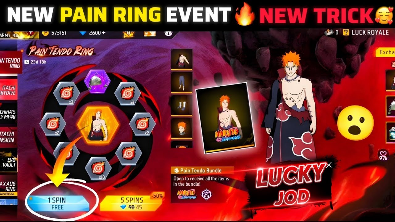 PAIN RING EVENT FREEFIRE 🔥PAIN BUNDLE EVENT FREEFIRE TAMIL - YouTube