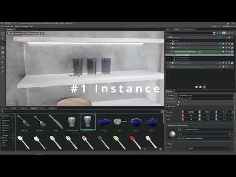Omniverse: Instance, Duplicate, Duplicate all layers.