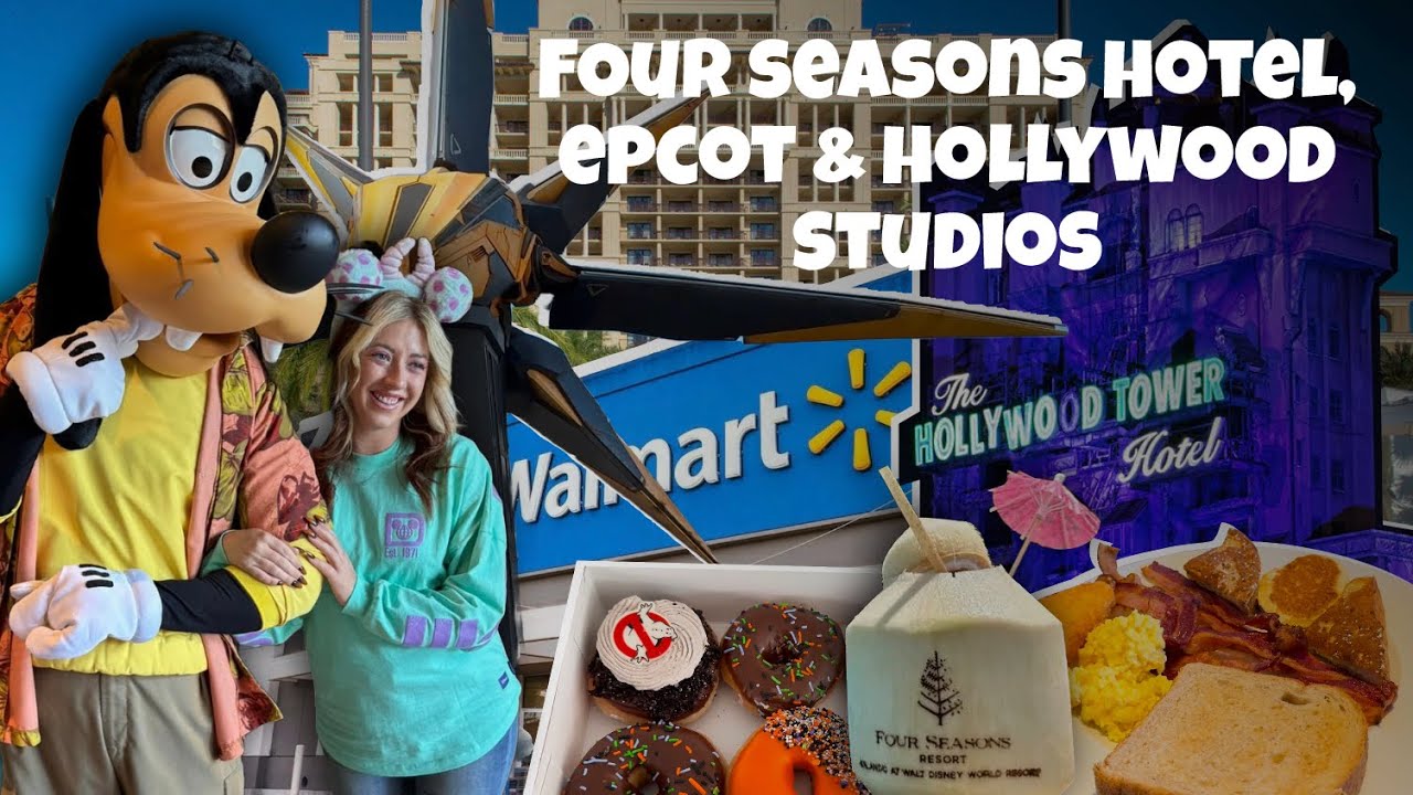 FLORIDA VLOG: Disney Character Breakfast, Walmart shopping, Epcot & Hollywood Studios rides 🇺🇸