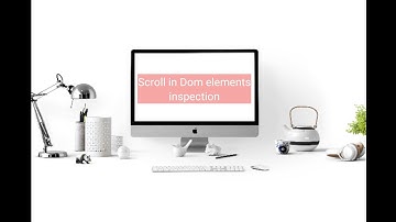 Scroll option in dom elements