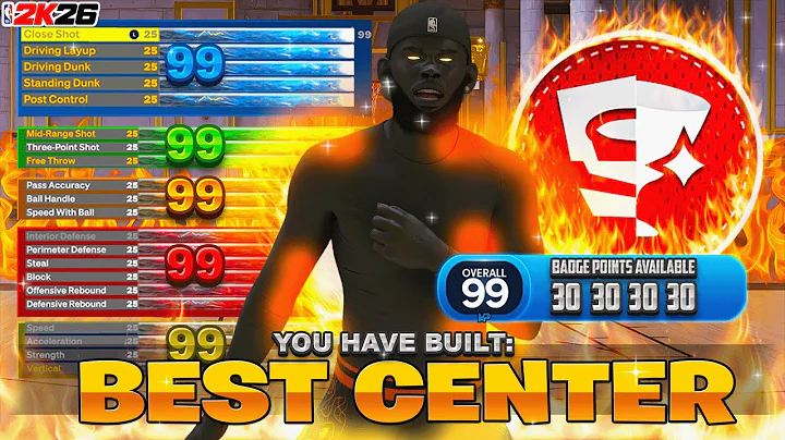 #1 CENTER DESTROYS THE COMP STAGE USING THE BEST BUILD! BEST JUMPSHOT + BUILD IN NBA 2K26!
