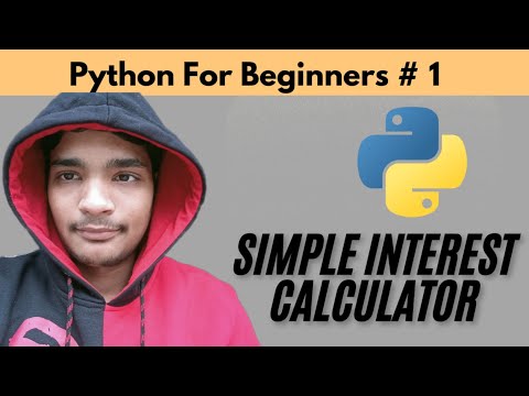 Python Project: Build a Simple Interest Calculator (Step-by-Step Guide) #python