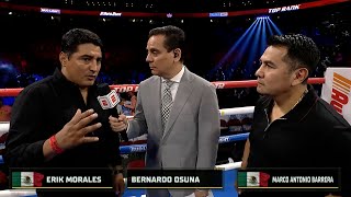 Erik Morales & Marco Antonio Barrera React to Classic Fight Between Navarrete & Valdez