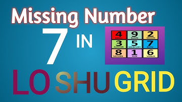 missing number7 and remedies|missing numbers in Lo shu grid|Lu shu grid|