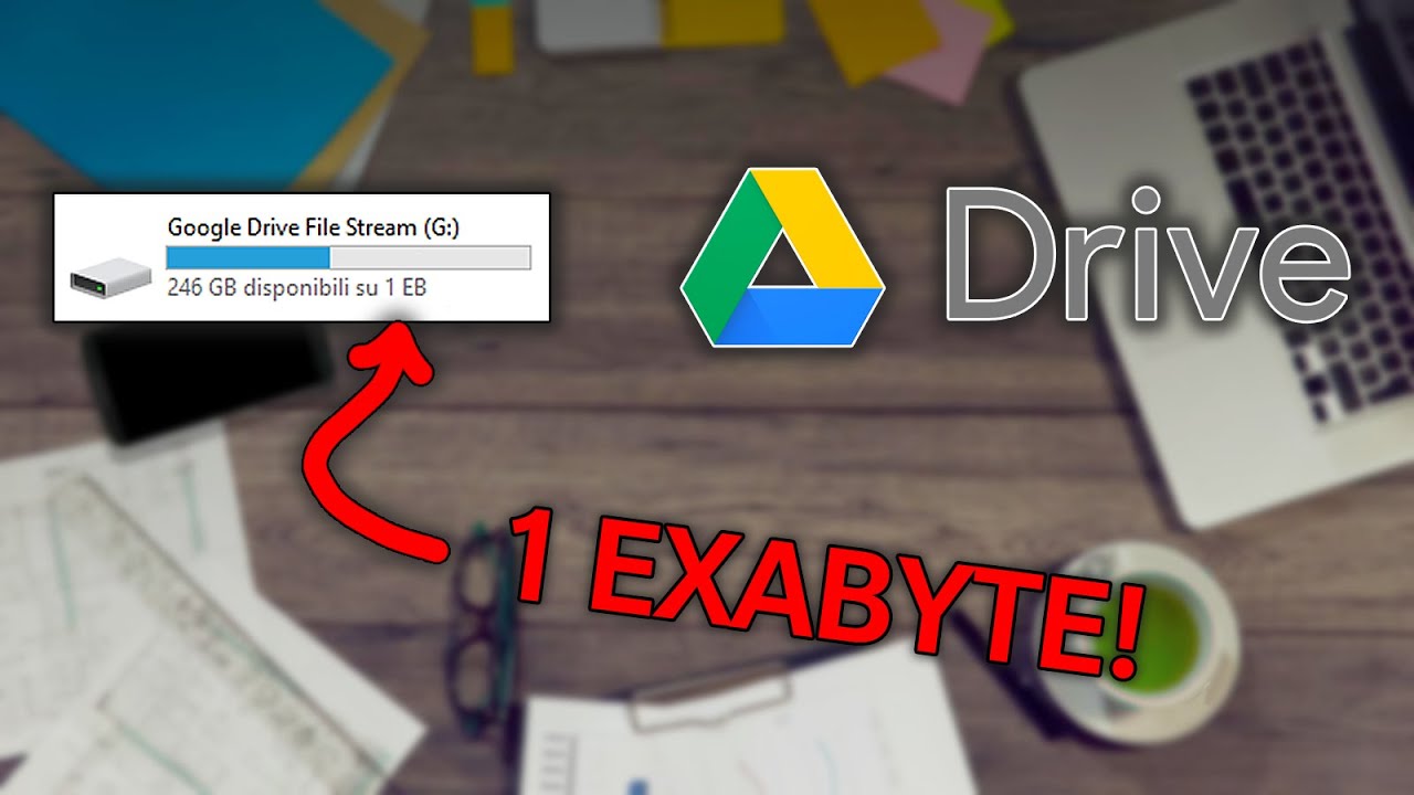 Come avere spazio ILLIMITATO su Google Drive YouTube