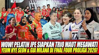WOW🔥JPE COACH PREPARES DEADLY TRIO OF MEGAWATI, YEUM HYE SEON & GIA MILANA IN THE FINAL FOUR OF T...