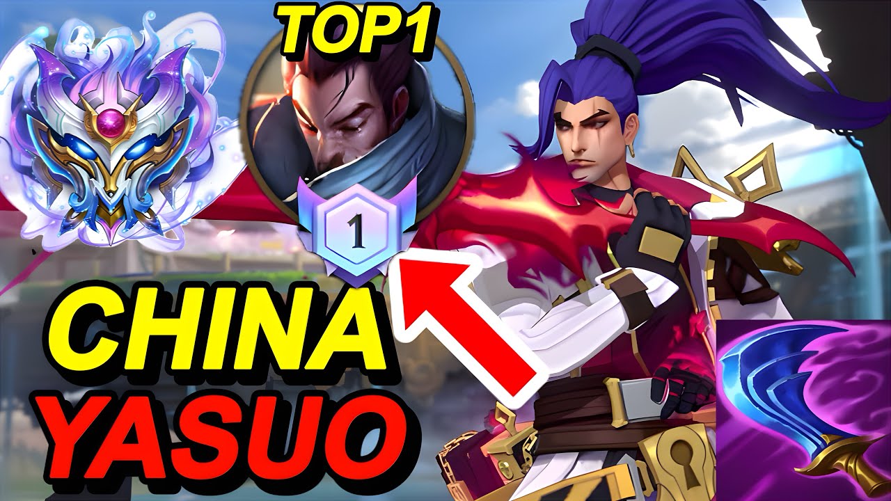 Wild Rift China Top1 Yasuo | Legend 4455 Point Rank Gameplay | Soul ...