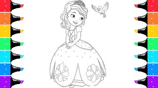 Disney Princess Coloring Pages Coloring Sofia The First