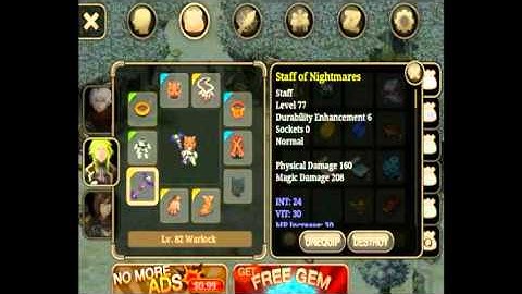 Fusion Machine Unique Items - Snow Fey Village Lv 80 - Inotia 4