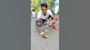 Remote Control two Helicopter Unboxing & Flying Test #shorts