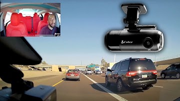 Cobra Dual-View Smart Dash Cam with Real-Time Driver Alerts (SC 201)