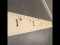 Growth Chart Ruler