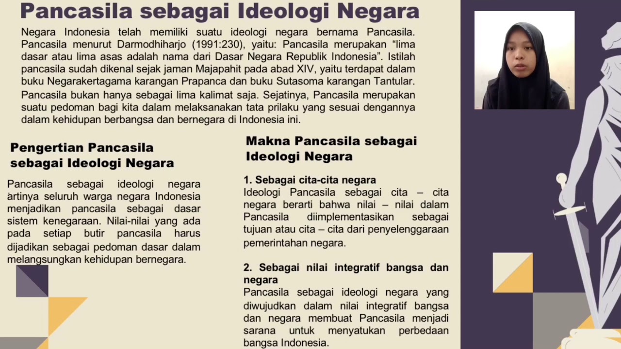 Pancasila sebagai ideologi negara artinya sebagai